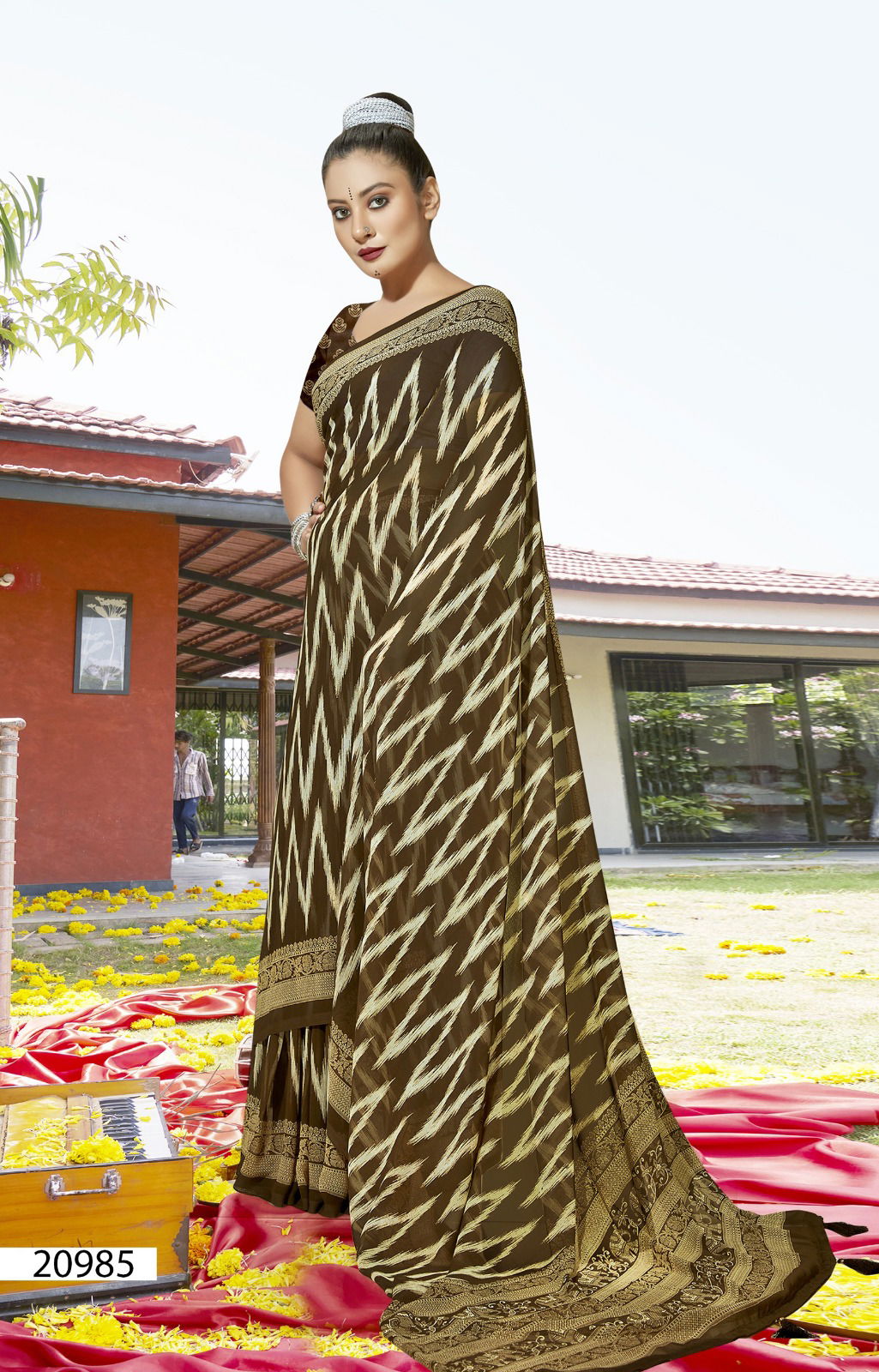 Guleri Vol 2 By Vallabhi Printed Designer Georgette Sarees Wholesale Market In Surat